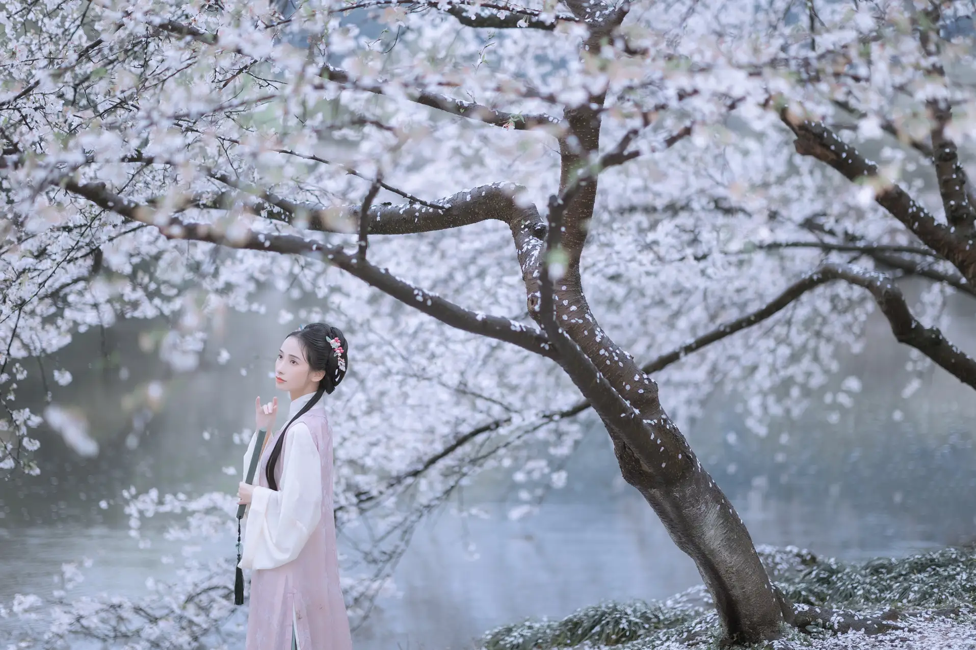 [艺图语] 2022.05.25 Vol.0984 – 雨樱花 眸小妖#[46P]-1