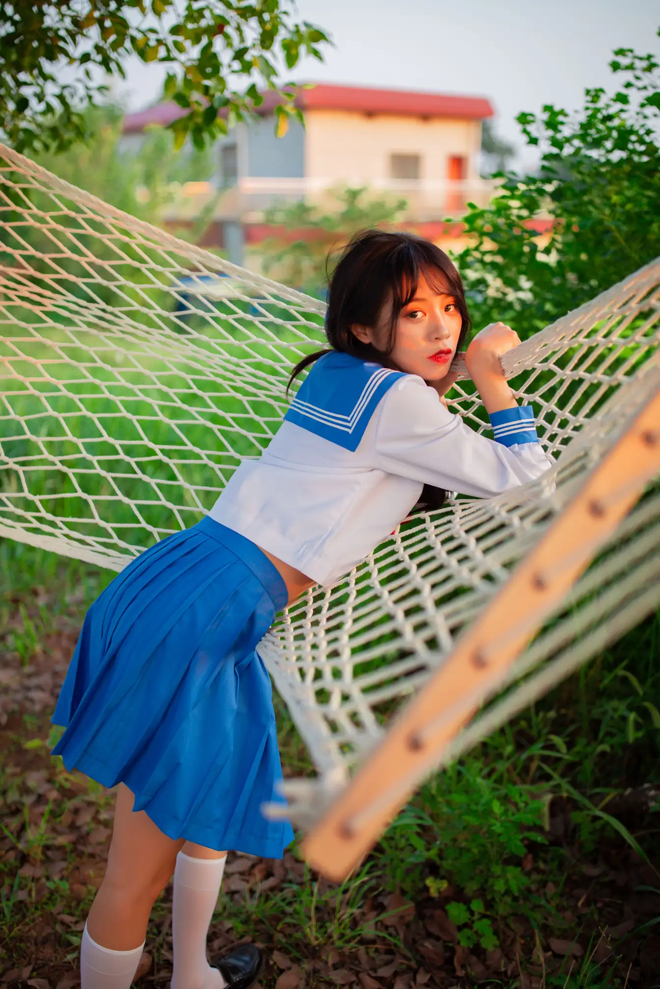 [艺图语] 2022.02.02 Vol.741 – JK少女 一只橙子#[48P]-4