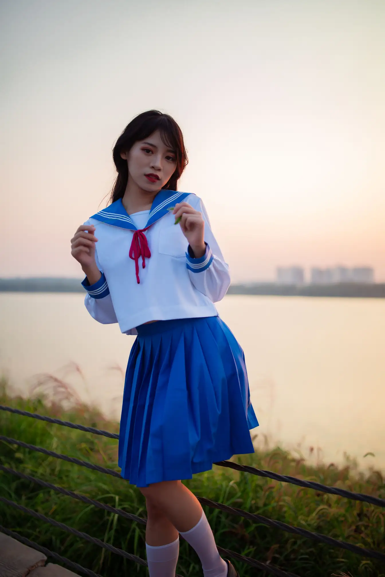 [艺图语] 2022.02.02 Vol.741 – JK少女 一只橙子#[48P]-14