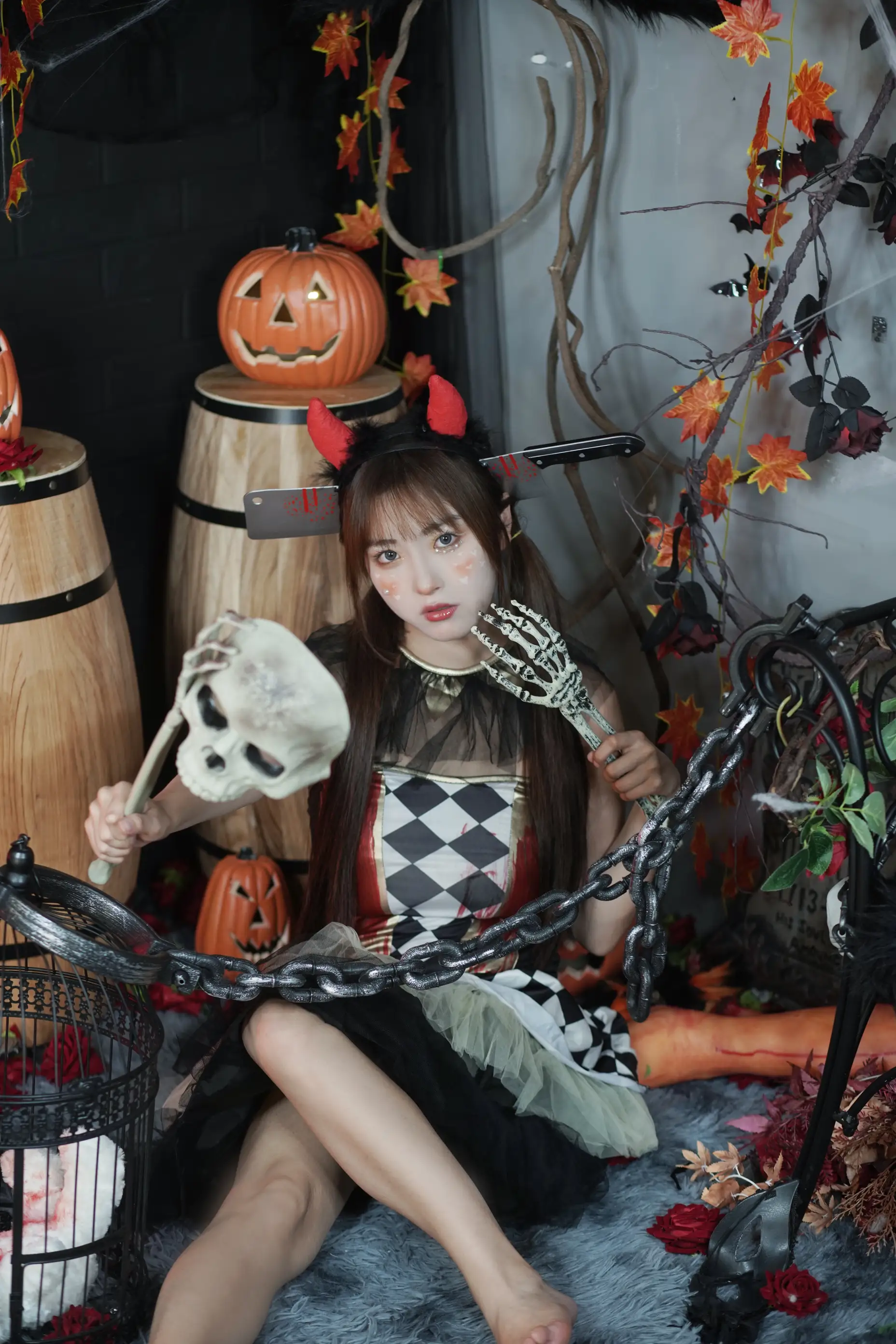 [YITUYU] 2022.11.13 VOL.2427 - Pumpkin Night Fried Chicken Bing Cola -Fried chicken and ice coke-#[22P]-9