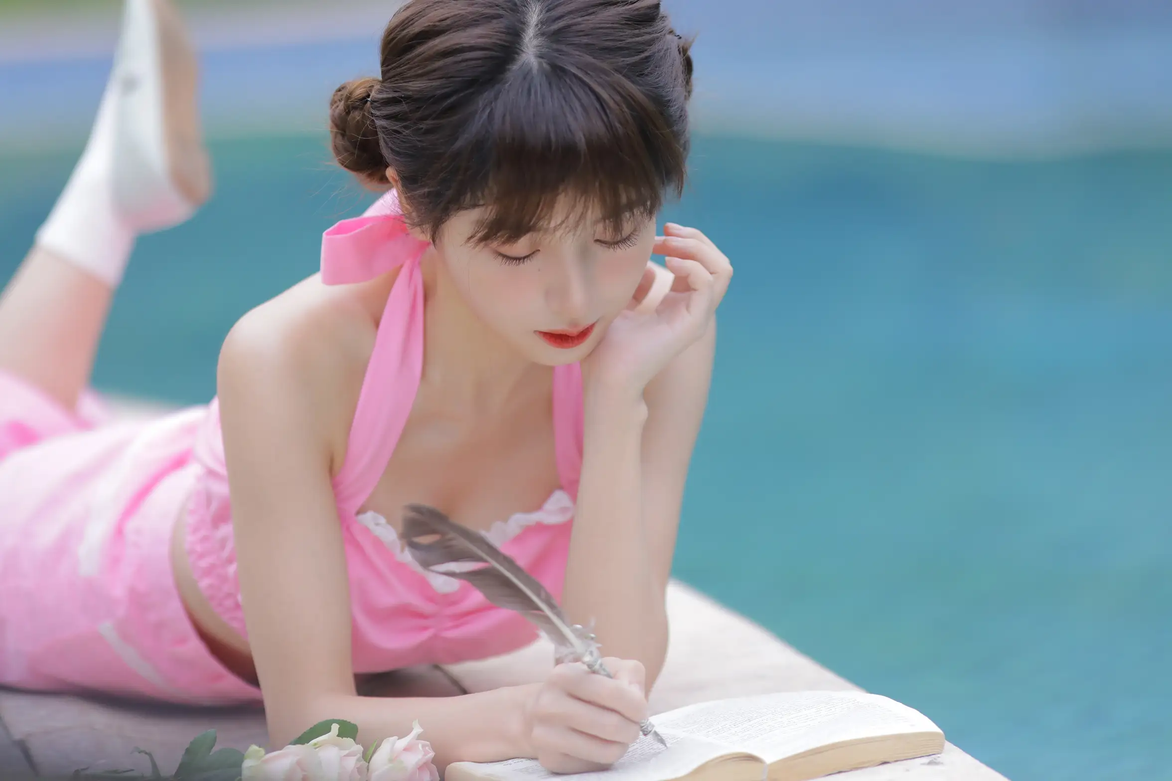 [YITUYU] 2022.11.21 Vol.2488 Pink overalls#[32P]-7